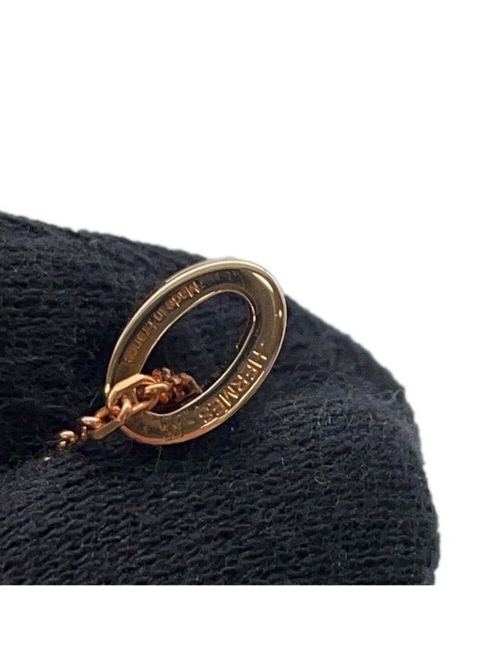 ★SOLD★ Hermes Necklace Mini Pop Black Pink Gold - Picture 7 of 9